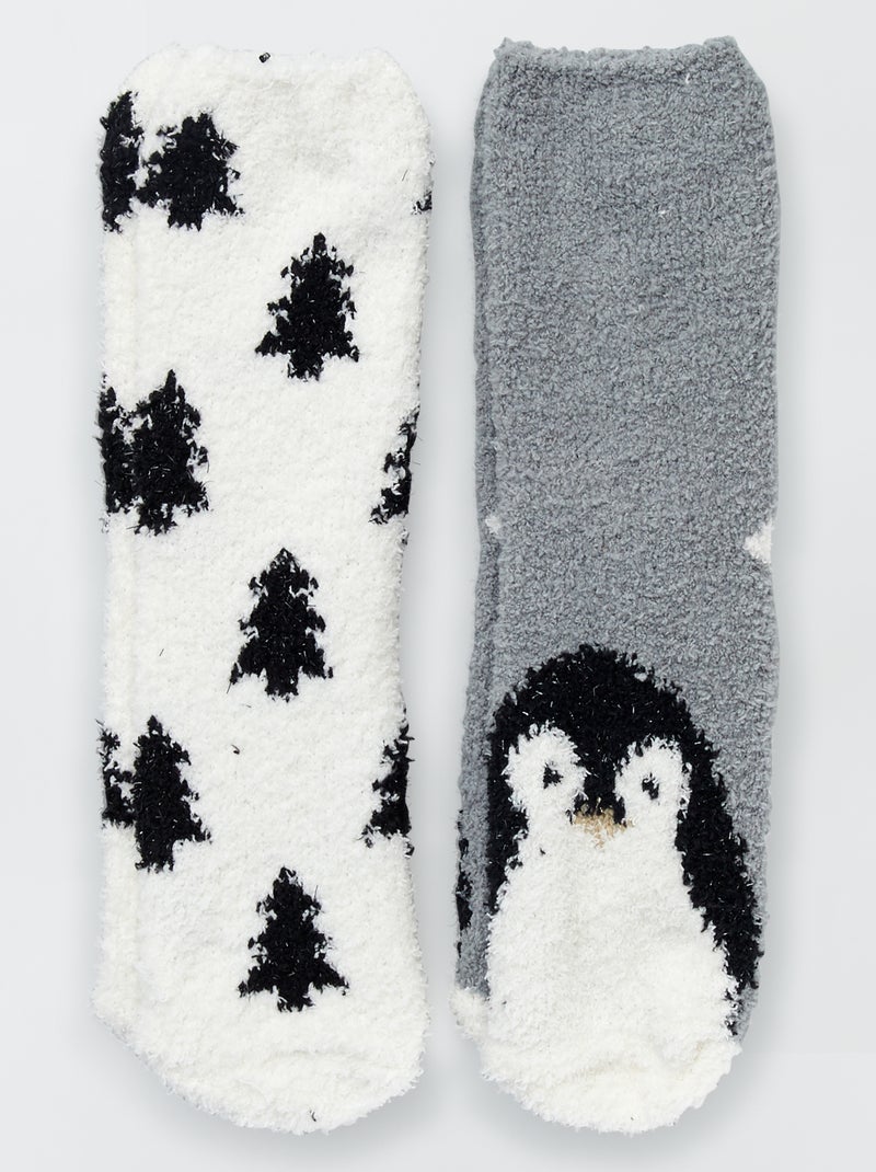 Calzini in maglia soffice - pinguino - Kiabi