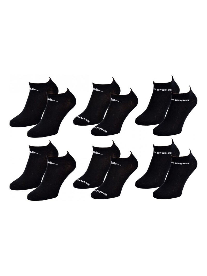 Calzini KAPPA SNEAKER - Confezione da 6 Nero - Kiabi
