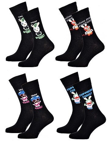 Calzini Lapins Crétins - Confezione da 4