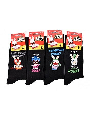 Calzini Lapins Crétins - Confezione da 4