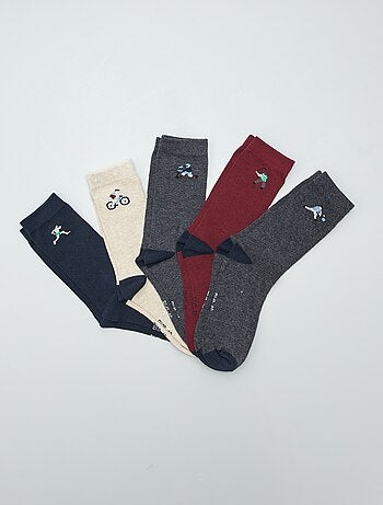 Calzini lunghi in maglia - Set di 5