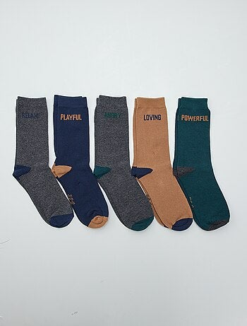 Calzini lunghi in maglia - Set di 5