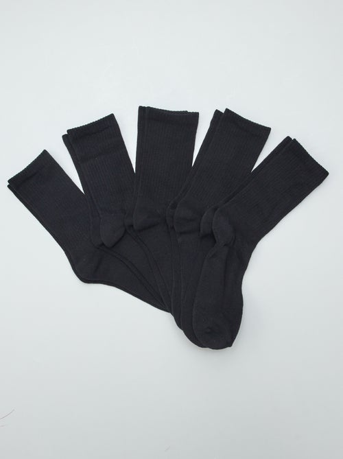 Calzini lunghi in maglia - Set di 5 - Kiabi