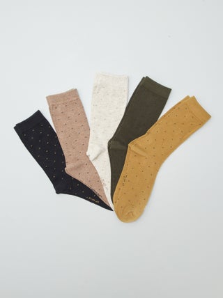 Calzini lunghi in maglia - Set di 5