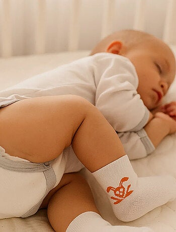 Calzini nascita in cotone biologico