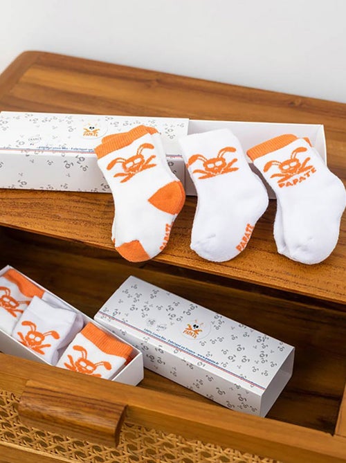 Calzini nascita in cotone biologico - Kiabi