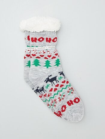 Calzini 'Natale' imbottiti antiscivolo