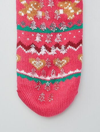 Calzini 'Natale' imbottiti antiscivolo
