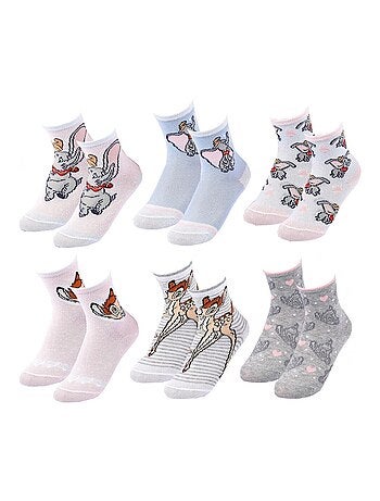 Calzini Pack Bambina DISNEY CLASSIC - Confezione da 6