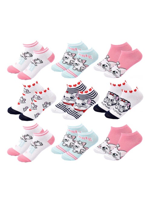 Calzini Pack Bambina DISNEY CLASSIC - Confezione da 9 - Kiabi