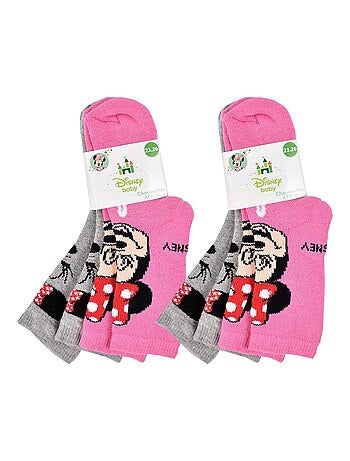 Calzini Pack Bambina DISNEY MINNIE Confezione da 4 Paia