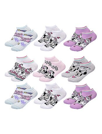 Calzini Pack Bambina DISNEY MINNIE Confezione da 9 Paia