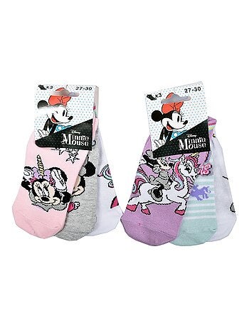 Calzini Pack Bambina DISNEY MINNIE Confezione da 9 Paia