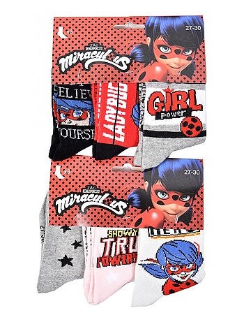 Calzini Pack Bambina MIRACULOUS - Confezione da 6