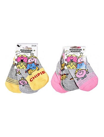 Calzini Pack Bambina MONSIEUR MADAME - Confezione da 6