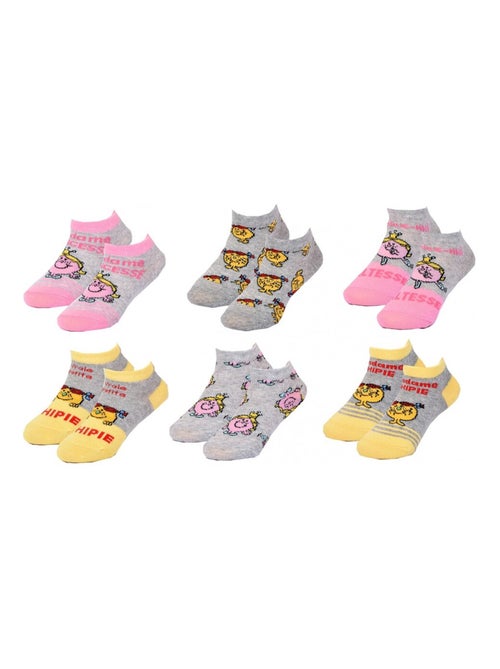 Calzini Pack Bambina MONSIEUR MADAME - Confezione da 6 - Kiabi
