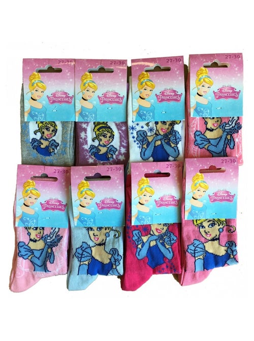 Calzini Pack Bambina PRINCIPESSE DISNEY - Confezione da 9 - Kiabi