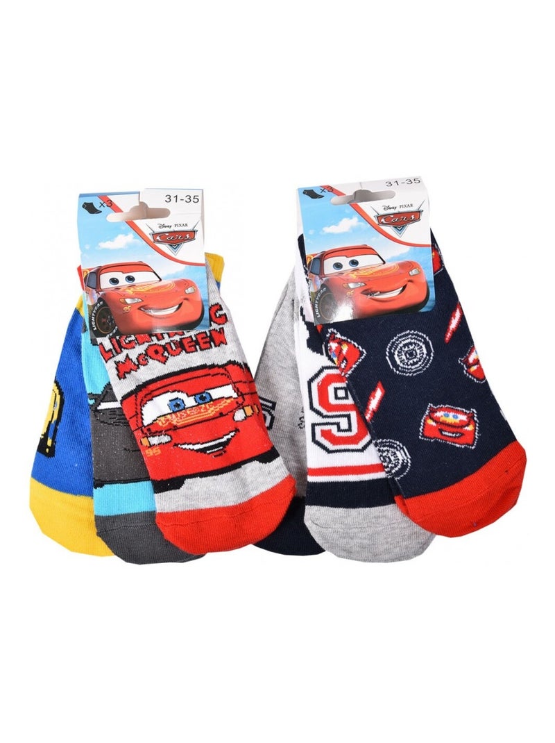 Calzini Pack Bambino CARS - Confezione da 6 Grigio giallo bianco - Kiabi