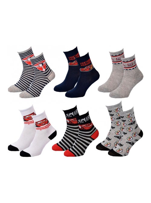 Calzini Pack Bambino CARS - Confezione da 6 - Kiabi