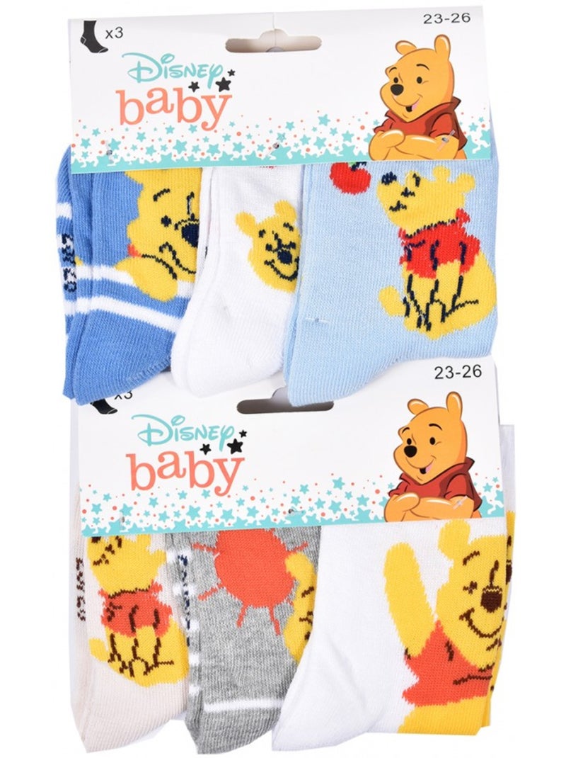 Calzini Pack Bambino DISNEY CLASSIC - Confezione da 9 Grigio grigio antracite bianco - Kiabi