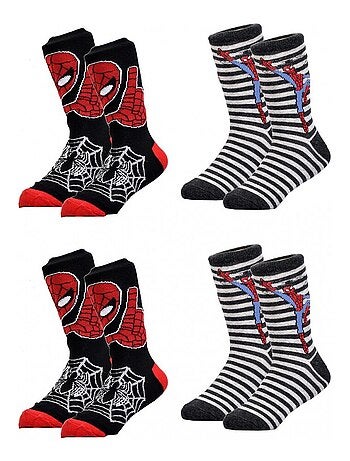 Calzini Pack Bambino DISNEY SPIDERMAN - Confezione da 4