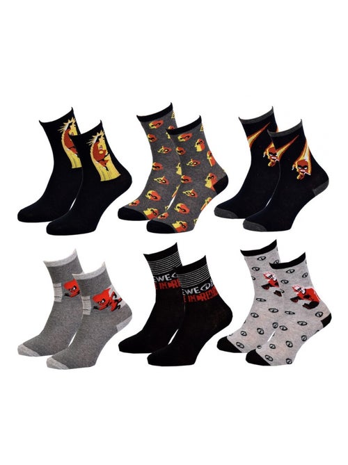 Calzini Pack Bambino GLI INCREDIBILI - Confezione da 6 - Kiabi