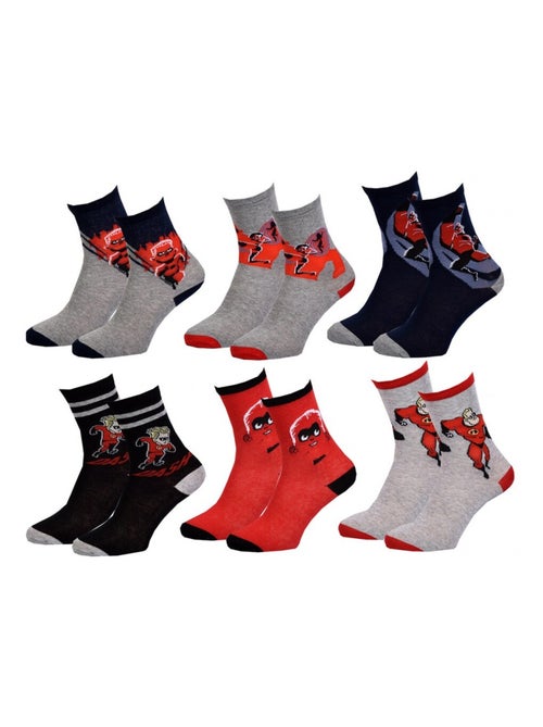 Calzini Pack Bambino GLI INCREDIBILI - Confezione da 6 - Kiabi