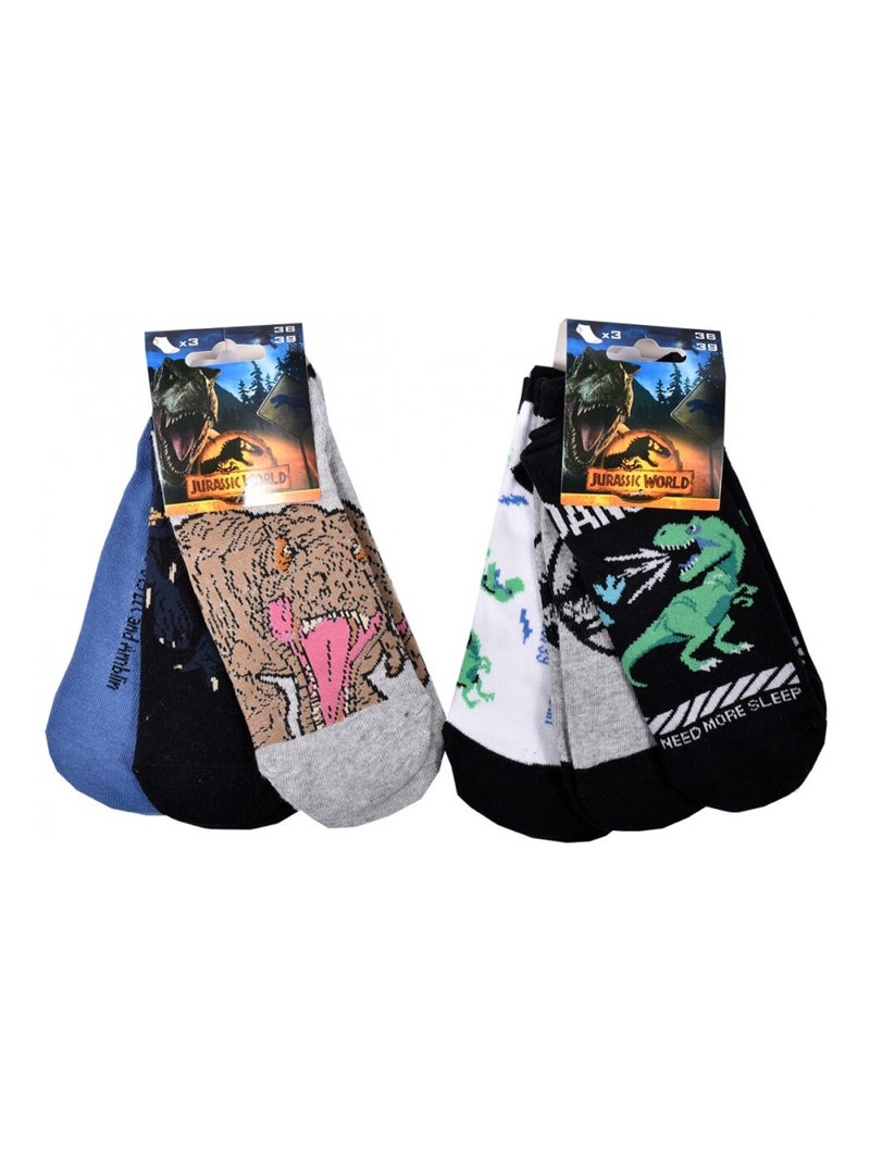 Calzini Pack Bambino JURASSIC WORLD - Confezione da 9 Blu grigio chiaro Grigio - Kiabi