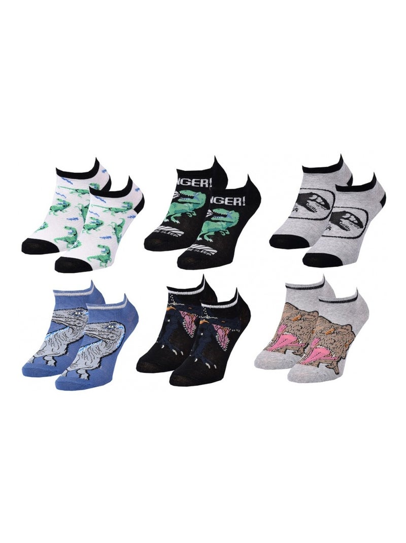Calzini Pack Bambino JURASSIC WORLD - Confezione da 9 Blu Nero Grigio - Kiabi