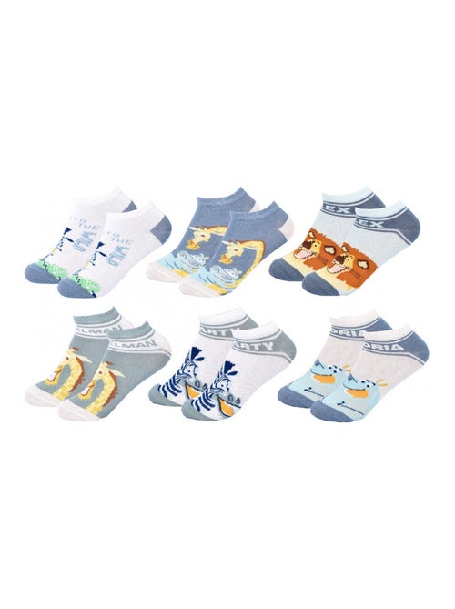 Calzini Pack Bambino MADAGASCAR - Confezione da 6 - Kiabi