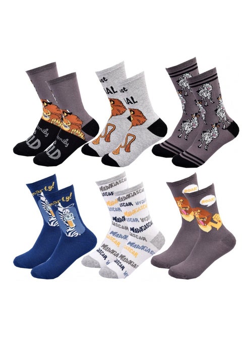 Calzini Pack Bambino MADAGASCAR - Confezione da 6 - Kiabi