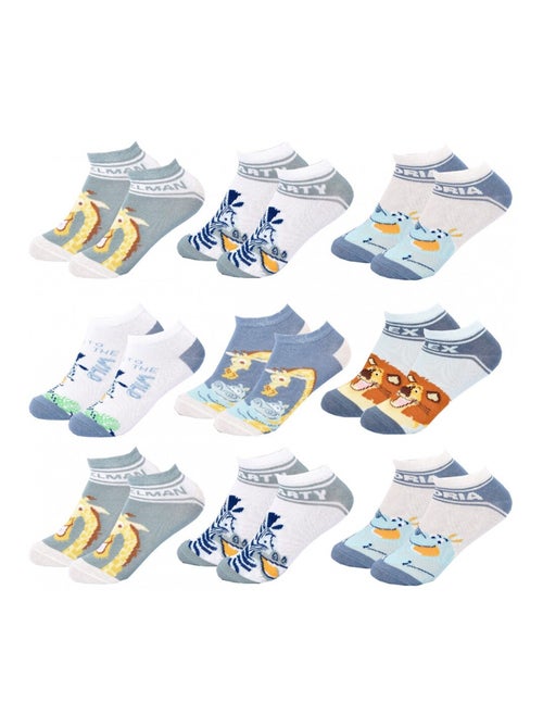 Calzini Pack Bambino MADAGASCAR - Confezione da 9 - Kiabi