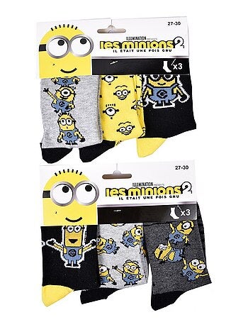 Calzini Pack Bambino MINIONS - Confezione da 9