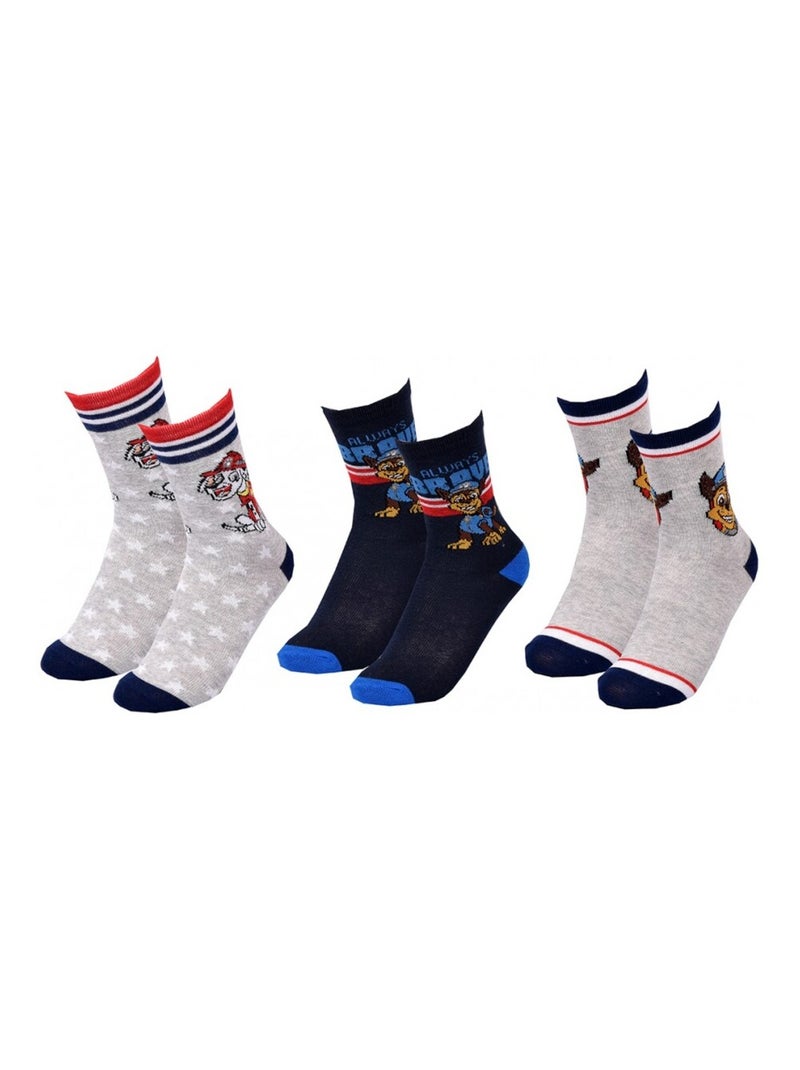 Calzini Pack Bambino PAT PATROUILLE - Confezione da 3 Grigio giallo blu - Kiabi