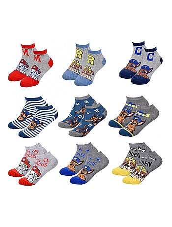 Calzini Pack Bambino PAT PATROUILLE - Confezione da 9