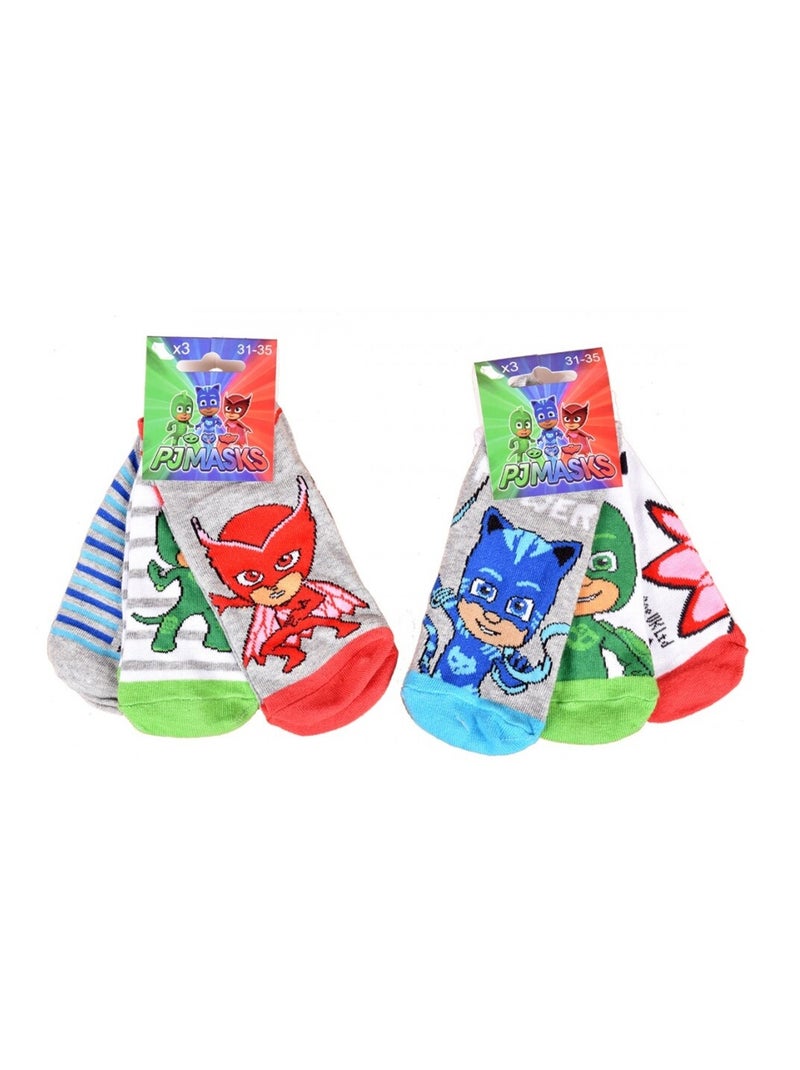 Calzini Pack Bambino PYJAMASQUE - Confezione da 9 Grigio rosso bianco - Kiabi