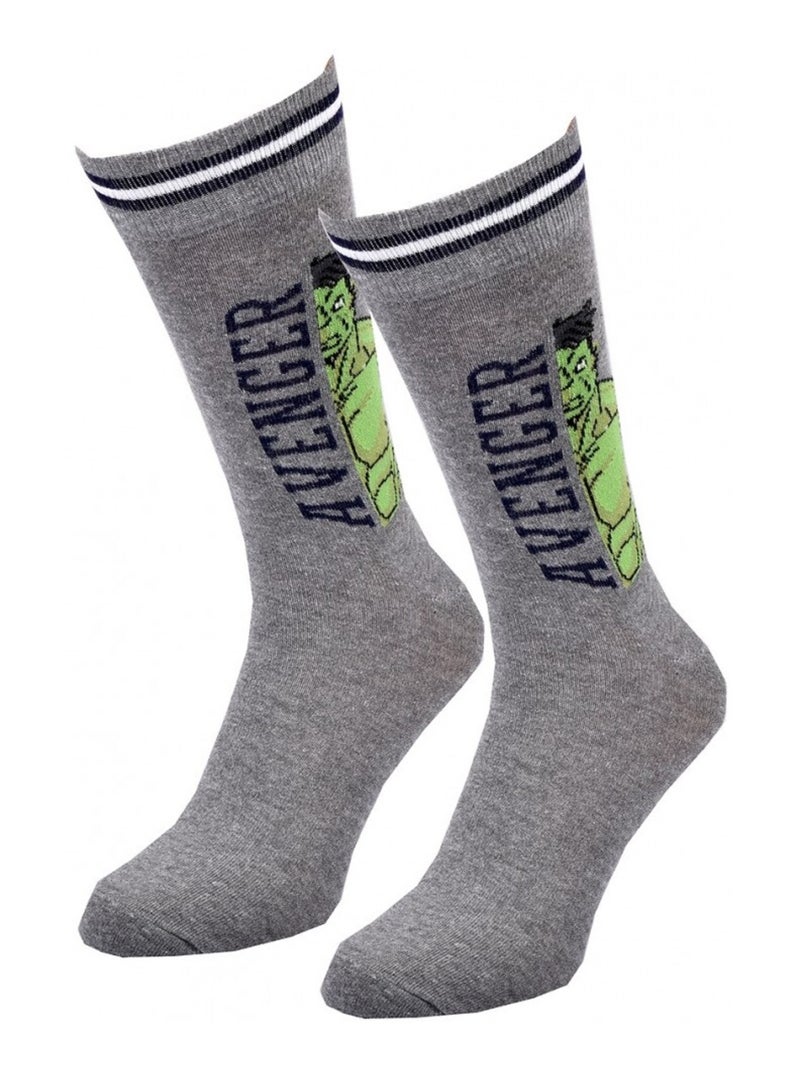 Calzini Pack Regalo Uomo MARVEL AVENGERS Grigio verde chiaro nero - Kiabi