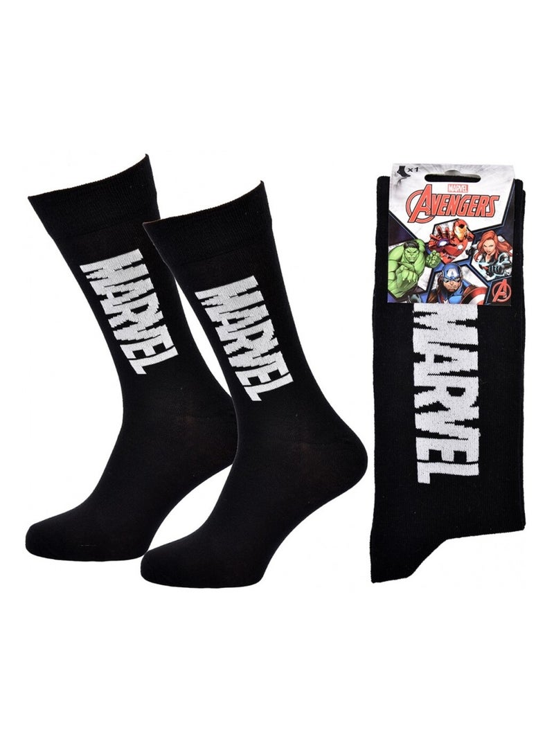 Calzini Pack Regalo Uomo MARVEL AVENGERS Nero Bianco - Kiabi