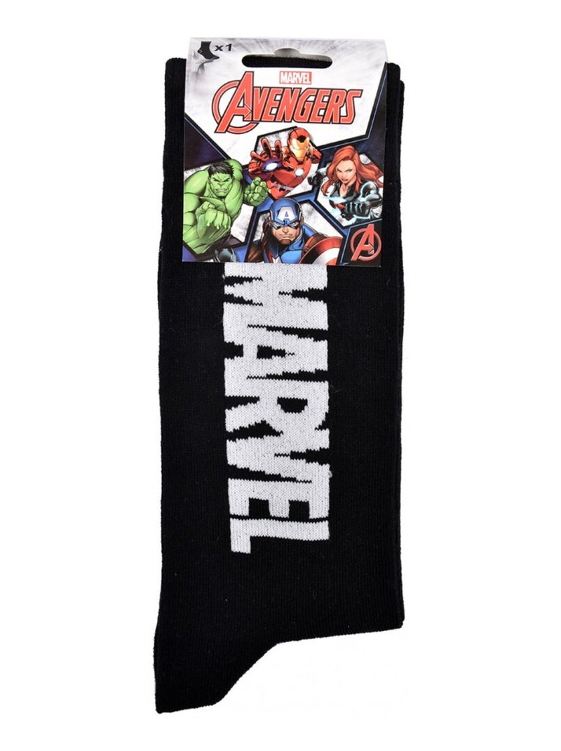 Calzini Pack Regalo Uomo MARVEL AVENGERS Nero Bianco - Kiabi