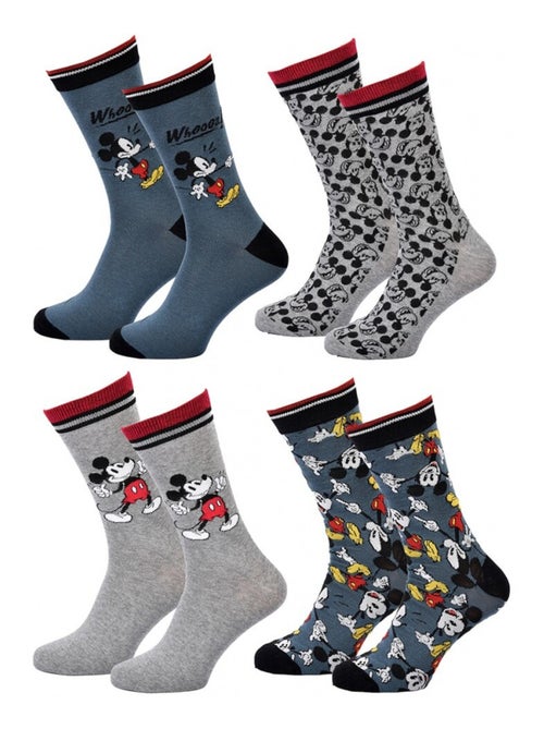 Calzini Pack Uomo DISNEY MICKEY MOUSE - Confezione da 4 - Kiabi Calzini Pack Uomo DISNEY MICKEY MOUSE - Confezione da 4 - Kiabi