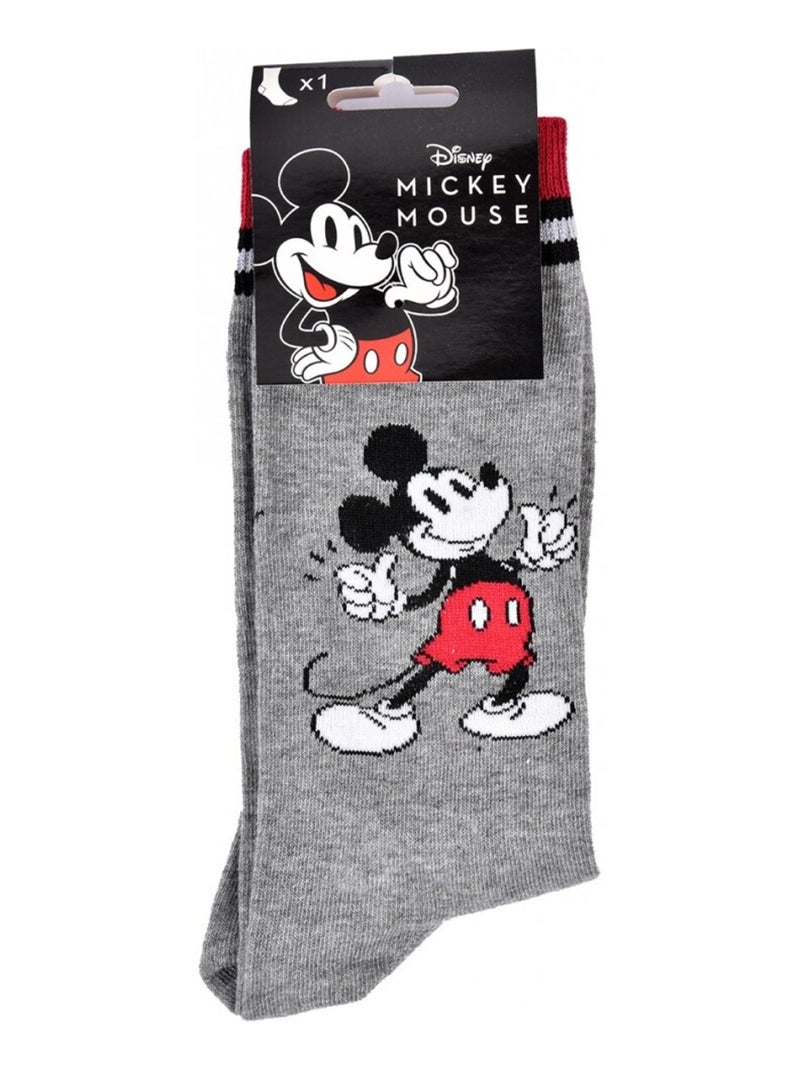 Calzini Pack Uomo DISNEY MICKEY MOUSE Grigio rosso bianco - Kiabi