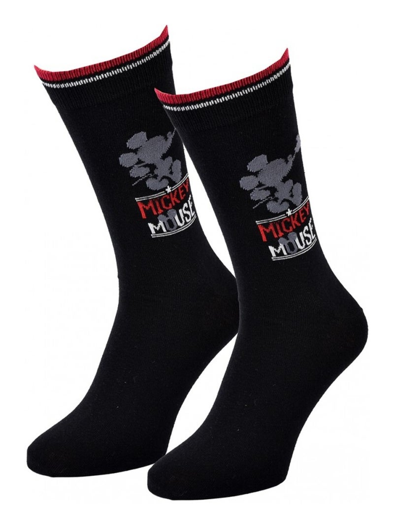 Calzini Pack Uomo DISNEY MICKEY MOUSE Nero Grigio Bianco Rosso - Kiabi