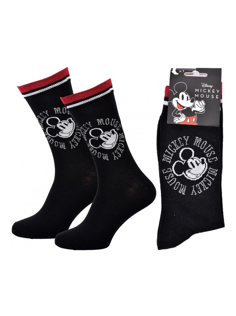 Calzini Pack Uomo DISNEY MICKEY MOUSE Nero Nero - Kiabi