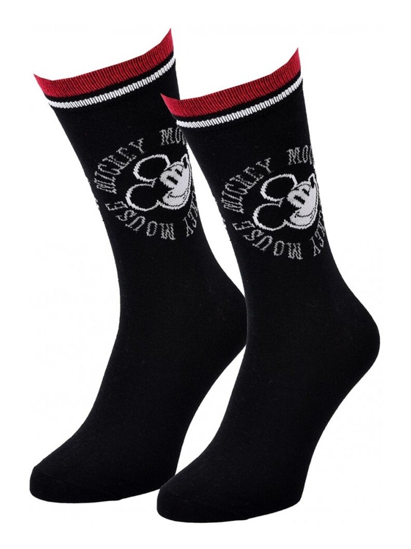 Calzini Pack Uomo DISNEY MICKEY MOUSE Nero Nero - Kiabi