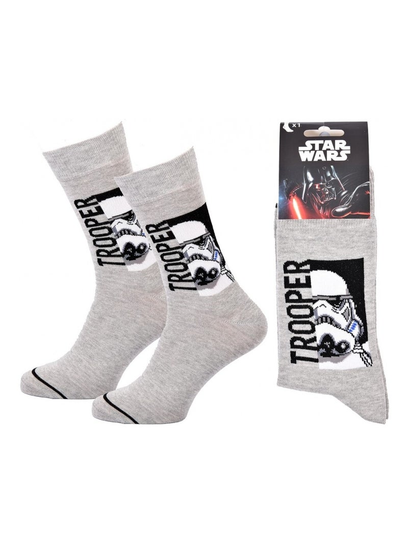 Calzini Pack Uomo DISNEY STAR WARS Grigio nero bianco - Kiabi
