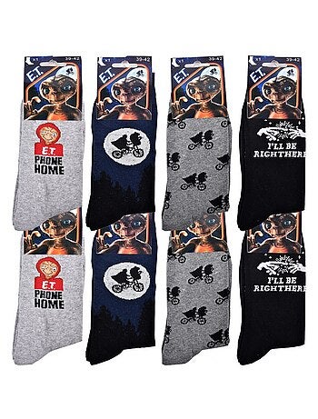 Calzini Pack Uomo E.T L'EXTRATERRESTRE - Confezione da 8