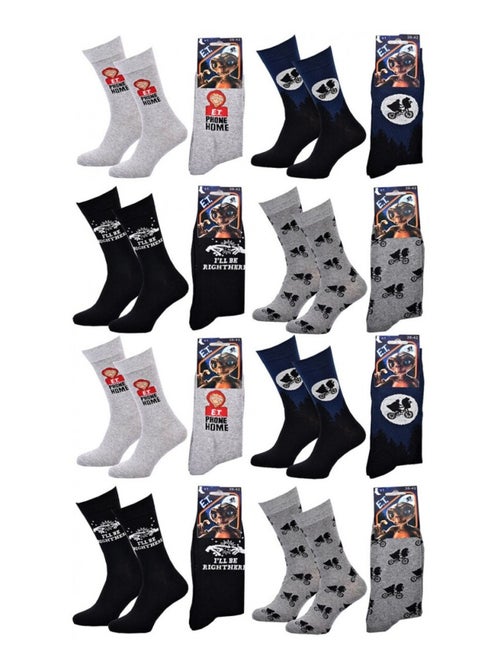 Calzini Pack Uomo E.T L'EXTRATERRESTRE - Confezione da 8 - Kiabi