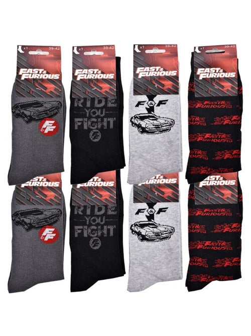 Calzini Pack UOMO FAST AND FURIOUS - Confezione da 8 - Kiabi