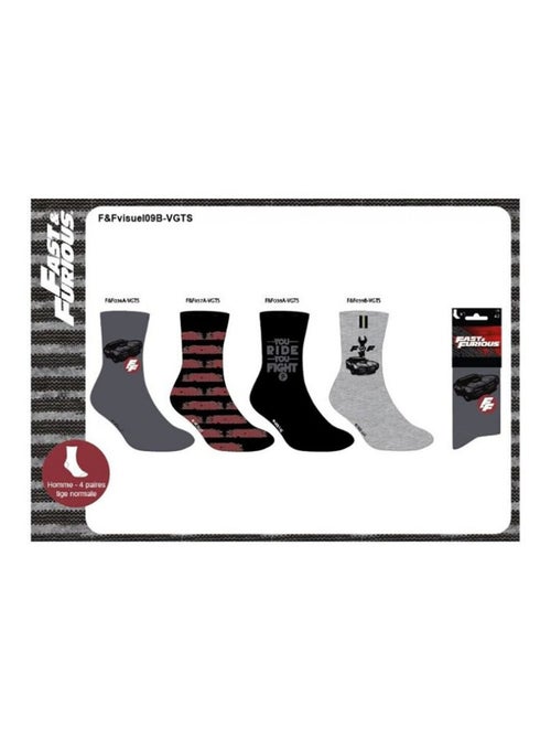 Calzini Pack UOMO FAST AND FURIOUS - Confezione da 8 - Kiabi