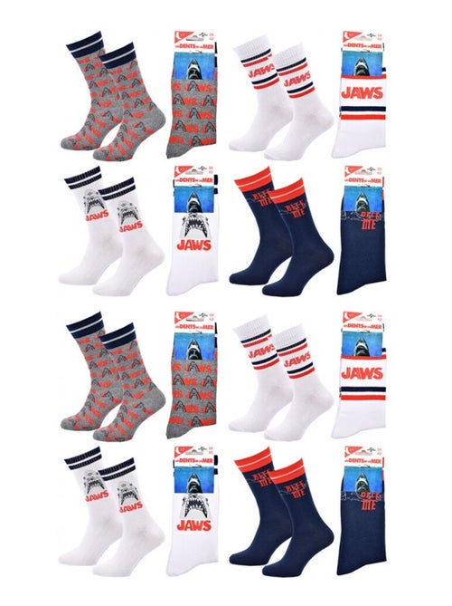 Calzini Pack UOMO JAWS - Confezione da 8 - Kiabi